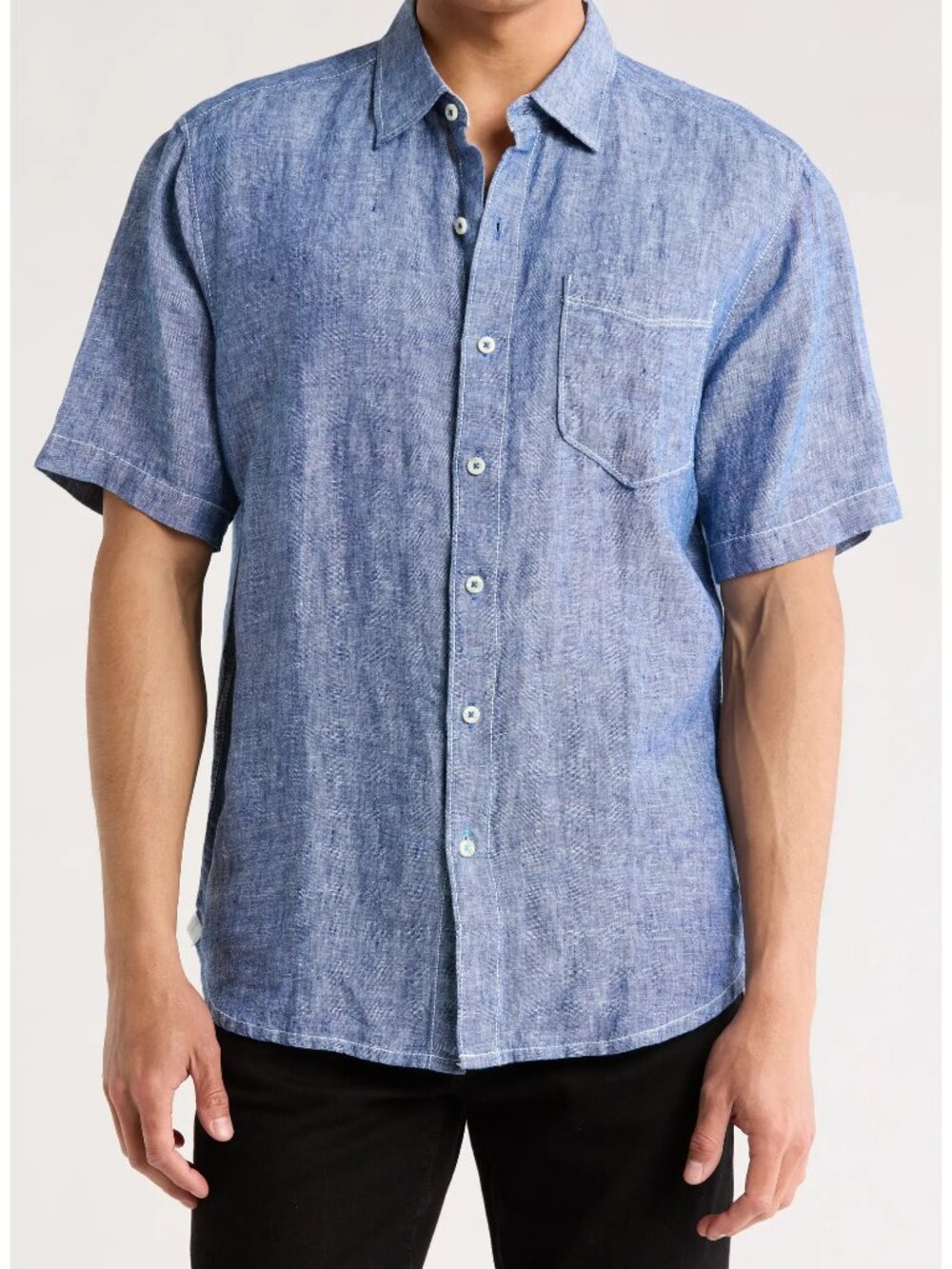 🌴TOMMY BAHAMA🌴 Party Breezer 100% Linen Short Sleeve Button Down Shirt - [XXL]